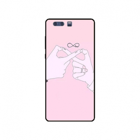 Husa personalizata tip carcasa HQPrint pentru Huawei P10 Plus, model Infinity Togeter, multicolor, S1D1M0251