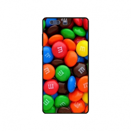 Husa personalizata tip carcasa HQPrint pentru Huawei P10 Plus, model MandM, multicolor, S1D1M0257