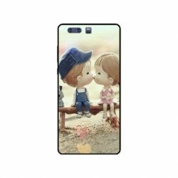 Husa personalizata tip carcasa HQPrint pentru Huawei P10 Plus, model Kiss, multicolor, S1D1M0259