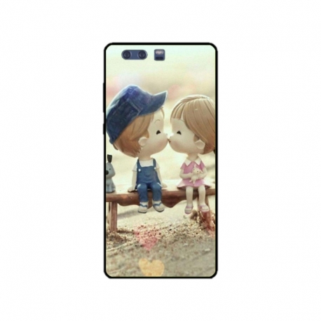 Husa personalizata tip carcasa HQPrint pentru Huawei P10 Plus, model Kiss, multicolor, S1D1M0259