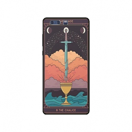 Husa personalizata tip carcasa HQPrint pentru Huawei P10 Plus, model Tarrot, multicolor, S1D1M0267