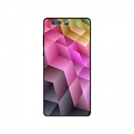 Husa personalizata tip carcasa HQPrint pentru Huawei P10 Plus, model Colorful 1, multicolor, S1D1M0273
