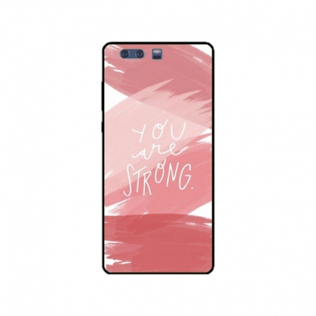Husa personalizata tip carcasa HQPrint pentru Huawei P10 Plus, model You are Strong, multicolor, S1D1M0275
