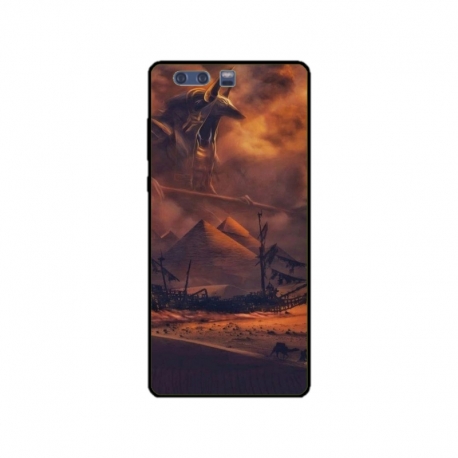 Husa personalizata tip carcasa HQPrint pentru Huawei P10 Plus, model Anubis, multicolor, S1D1M0281