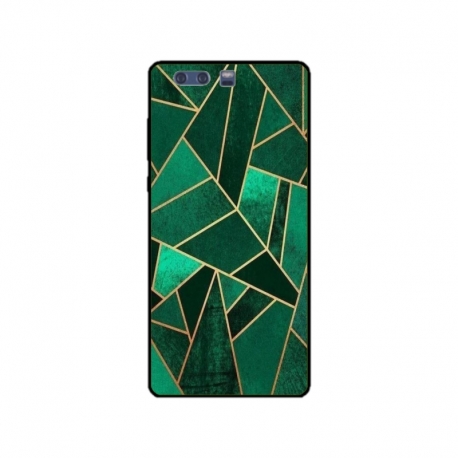 Husa personalizata tip carcasa HQPrint pentru Huawei P10 Plus, model Emerald, multicolor, S1D1M0287