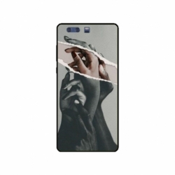 Husa personalizata tip carcasa HQPrint pentru Huawei P10 Plus, model Black and White Hands, multicolor, S1D1M0300