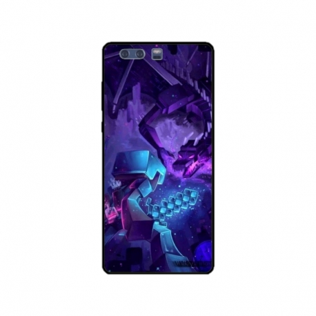 Husa personalizata tip carcasa HQPrint pentru Huawei P10 Plus, model Ender Dragon, multicolor, S1D1M0304
