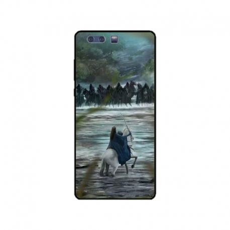 Husa personalizata tip carcasa HQPrint pentru Huawei P10 Plus, model Brave, multicolor, S1D1M0310