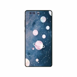 Husa personalizata tip carcasa HQPrint pentru Huawei P10 Plus, model Solar System, multicolor, S1D1M0313