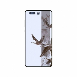 Husa personalizata tip carcasa HQPrint pentru Huawei P10 Plus, model Birds, multicolor, S1D1M0314