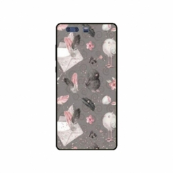 Husa personalizata tip carcasa HQPrint pentru Huawei P10 Plus, model Abstract 1, multicolor, S1D1M0321