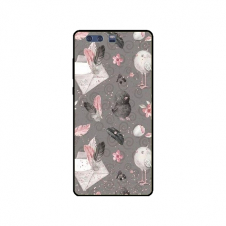 Husa personalizata tip carcasa HQPrint pentru Huawei P10 Plus, model Abstract 1, multicolor, S1D1M0321