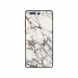Husa personalizata tip carcasa HQPrint pentru Huawei P10 Plus, model White Marble, multicolor, S1D1M0325