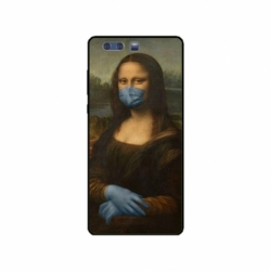 Husa personalizata tip carcasa HQPrint pentru Huawei P10 Plus, model Covid Mona Lisa, multicolor, S1D1M0327