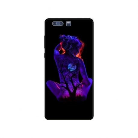 Husa personalizata tip carcasa HQPrint pentru Huawei P10 Plus, model Colorful 8, multicolor, S1D1M0329