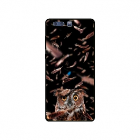 Husa personalizata tip carcasa HQPrint pentru Huawei P10 Plus, model Owl, multicolor, S1D1M0334