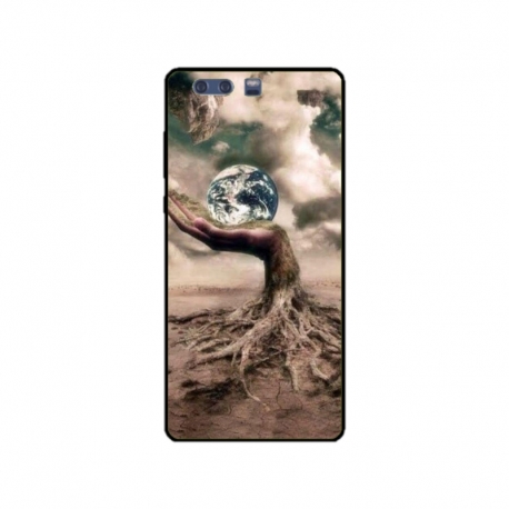 Husa personalizata tip carcasa HQPrint pentru Huawei P10 Plus, model Abstract 4, multicolor, S1D1M0339