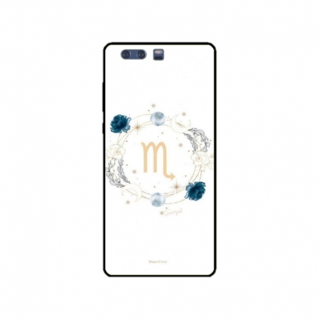 Husa personalizata tip carcasa HQPrint pentru Huawei P10 Plus, model Zodiac Circle, multicolor, S1D1M0349