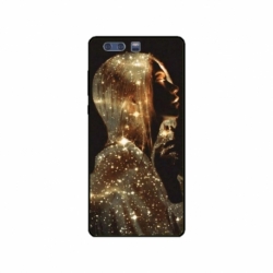 Husa personalizata tip carcasa HQPrint pentru Huawei P10 Plus, model Golden Girl, multicolor, S1D1M0350