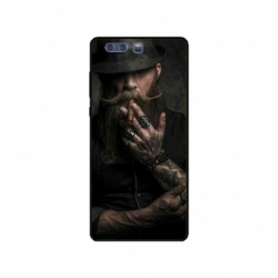 Husa personalizata tip carcasa HQPrint pentru Huawei P10 Plus, model Beard Man, multicolor, S1D1M0355