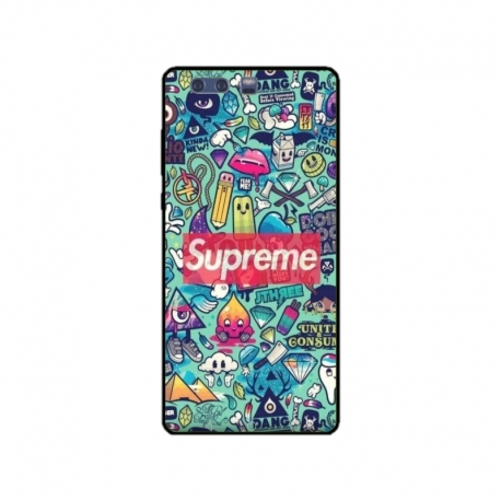 Husa personalizata tip carcasa HQPrint pentru Huawei P10 Plus, model Supreme, multicolor, S1D1M0360