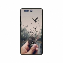 Husa personalizata tip carcasa HQPrint pentru Huawei P10 Plus, model Time Flies 2, multicolor, S1D1M0365