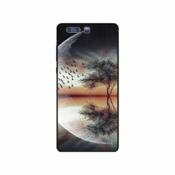 Husa personalizata tip carcasa HQPrint pentru Huawei P10 Plus, model Time Flies 3, multicolor, S1D1M0366