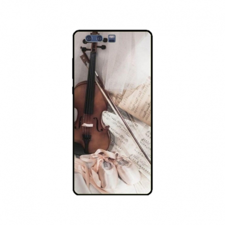Husa personalizata tip carcasa HQPrint pentru Huawei P10 Plus, model Violon, multicolor, S1D1M0371
