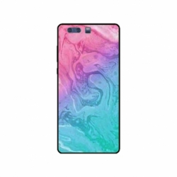 Husa personalizata tip carcasa HQPrint pentru Huawei P10 Plus, model Colorful Mess, multicolor, S1D1M0374