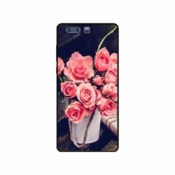 Husa personalizata tip carcasa HQPrint pentru Huawei P10 Plus, model Flowers 22, multicolor, S1D1M0379