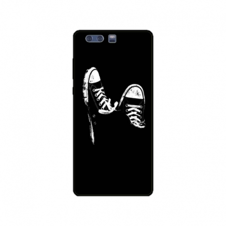 Husa personalizata tip carcasa HQPrint pentru Huawei P10 Plus, model Sneakers, multicolor, S1D1M0381