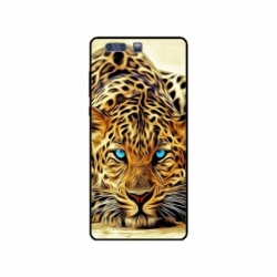 Husa personalizata tip carcasa HQPrint pentru Huawei P10 Plus, model Cheetah, multicolor, S1D1M0382