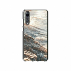 Husa personalizata tip carcasa HQPrint pentru Huawei P20 Lite, model Ocean Water 1 , multicolor, S1D1M0200