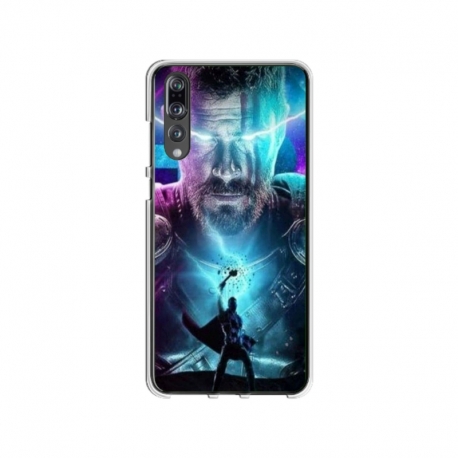 Husa personalizata tip carcasa HQPrint pentru Huawei P20 Lite, model Thor 1, multicolor, S1D1M0201