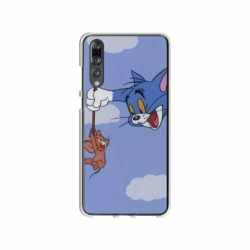 Husa personalizata tip carcasa HQPrint pentru Huawei P20 Lite, model Tom and Jerry 1, multicolor, S1D1M0203