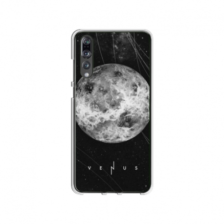 Husa personalizata tip carcasa HQPrint pentru Huawei P20 Lite, model Moon, multicolor, S1D1M0212