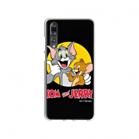 Husa personalizata tip carcasa HQPrint pentru Huawei P20 Lite, model Tom and Jerry 4, multicolor, S1D1M0226