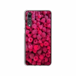 Husa personalizata tip carcasa HQPrint pentru Huawei P20 Lite, model Zmeura, multicolor, S1D1M0234