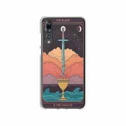 Husa personalizata tip carcasa HQPrint pentru Huawei P20 Lite, model Tarrot, multicolor, S1D1M0267