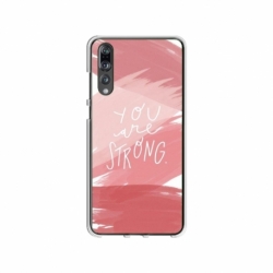 Husa personalizata tip carcasa HQPrint pentru Huawei P20 Lite, model You are Strong, multicolor, S1D1M0275