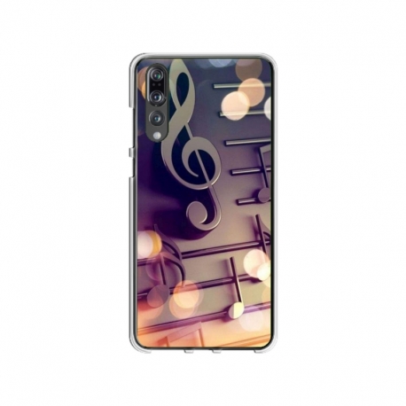 Husa personalizata tip carcasa HQPrint pentru Huawei P20 Lite, model Notes, multicolor, S1D1M0328