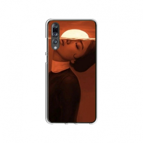 Husa personalizata tip carcasa HQPrint pentru Huawei P20 Lite, model Sun Girl, multicolor, S1D1M0359