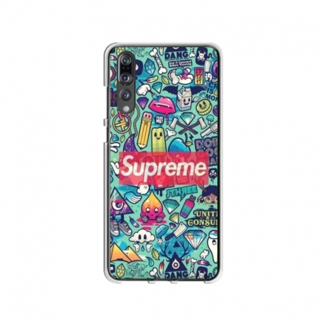 Husa personalizata tip carcasa HQPrint pentru Huawei P20 Lite, model Supreme, multicolor, S1D1M0360