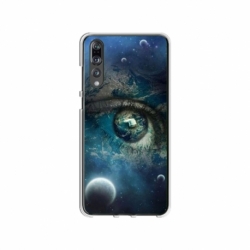Husa personalizata tip carcasa HQPrint pentru Huawei P20 Lite, model Abstract 3, multicolor, S1D1M0362