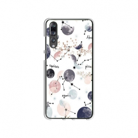 Husa personalizata tip carcasa HQPrint pentru Huawei P20 Lite, model Abstract 6, multicolor, S1D1M0372