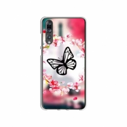 Husa personalizata tip carcasa HQPrint pentru Huawei P20 Lite, model Butterfly 8, multicolor, S1D1M0380