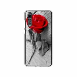 Husa personalizata tip carcasa HQPrint pentru Huawei P20 Lite, model Rose, multicolor, S1D1M0384