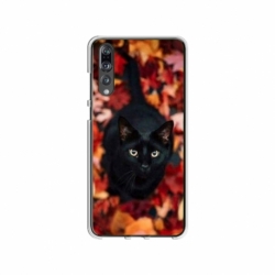 Husa personalizata tip carcasa HQPrint pentru Huawei P20 Pro, model Black Cat 3, multicolor, S1D1M0017