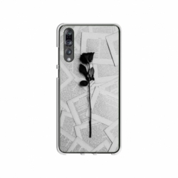 Husa personalizata tip carcasa HQPrint pentru Huawei P20 Pro, model Black Rose, multicolor, S1D1M0021