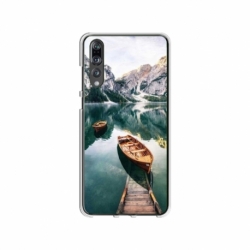 Husa personalizata tip carcasa HQPrint pentru Huawei P20 Pro, model Boats, multicolor, S1D1M0024